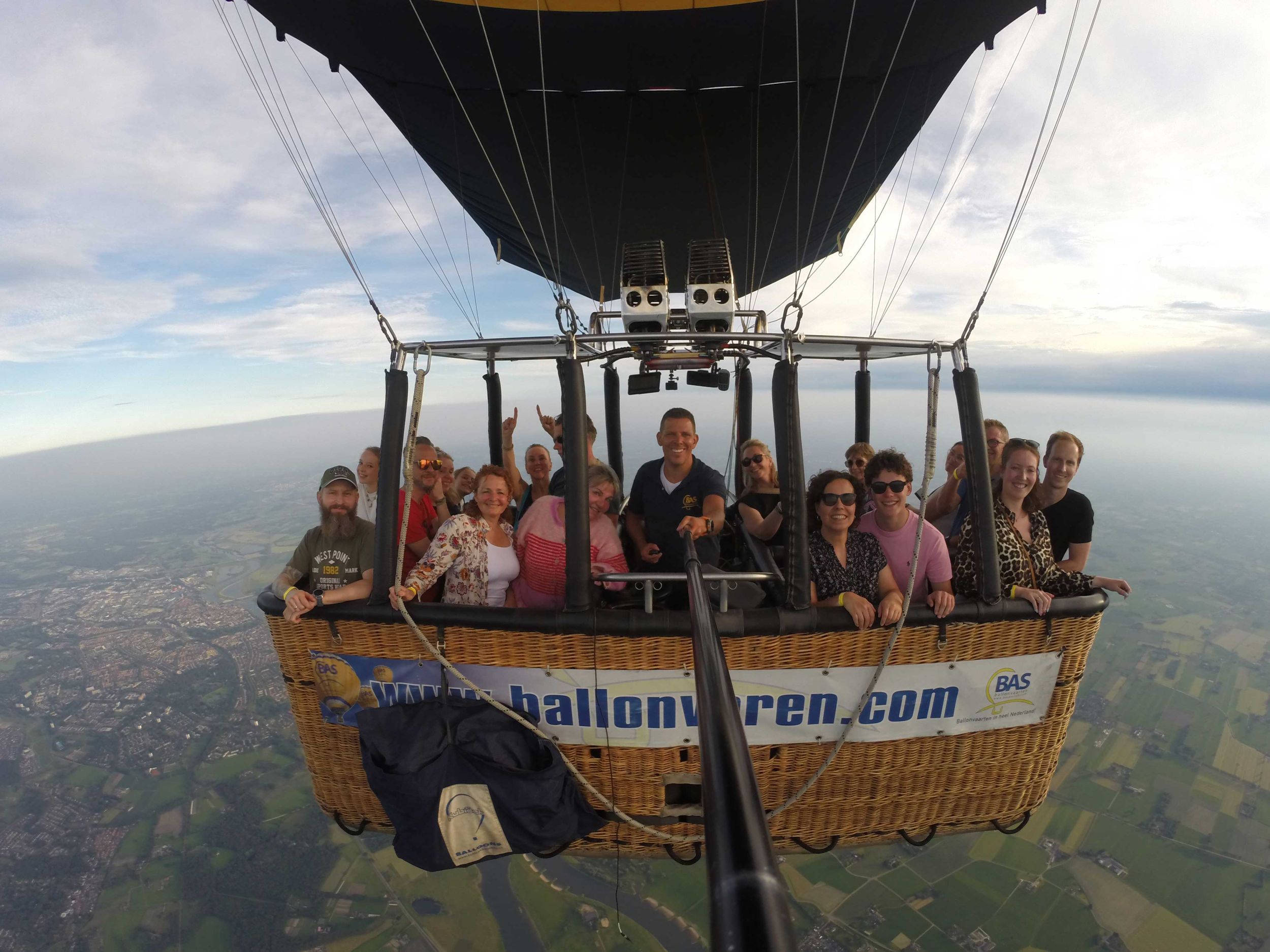 Ballonvaart Mheenpark Apeldoorn naar Wesepe